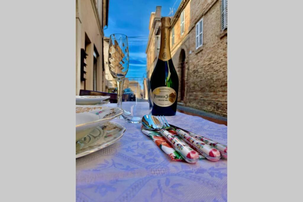 La Grotta - Casa Con Grotta Sotterranea Apartment Monterubbiano ภายนอก รูปภาพ